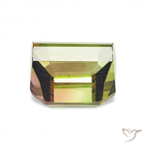 Turmalina Verde floresta Natural 2.17ct, Corte Octógono / Esmeralda, VVS-VS