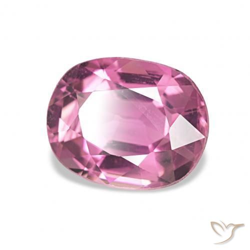 Turmalina Rosa quente Natural 1.65ct, oval, VVS-VS