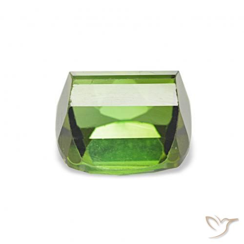 Turmalina Verde médio Natural 1.75ct, Almofada, VVS-VS