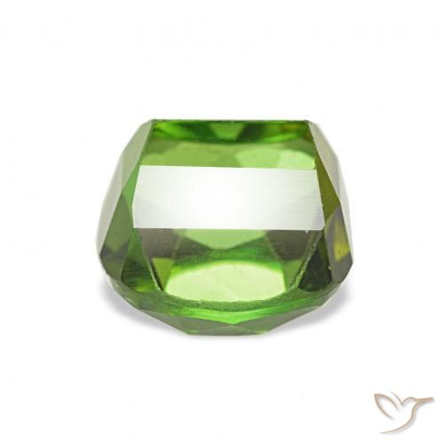 Turmalina verde vivo Natural 1.98ct, Almofada, VVS-VS