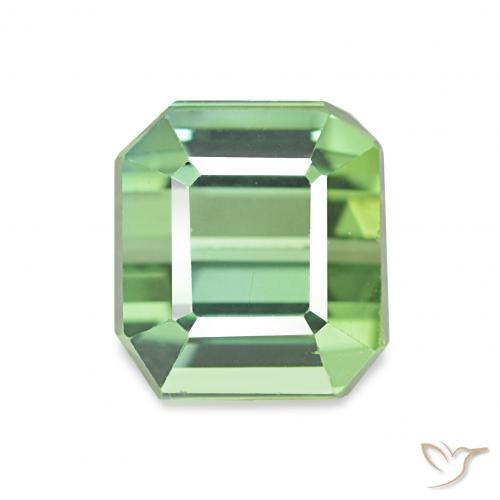 2.89ct Natural Pêra Pêra Verde Turmalina, Corte Octógono / Esmeralda, VVS-VS, Photo A