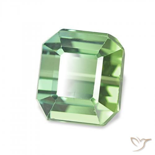 Turmalina Pêra Pêra Verde Natural 2.89ct, Corte Octógono / Esmeralda, VVS-VS
