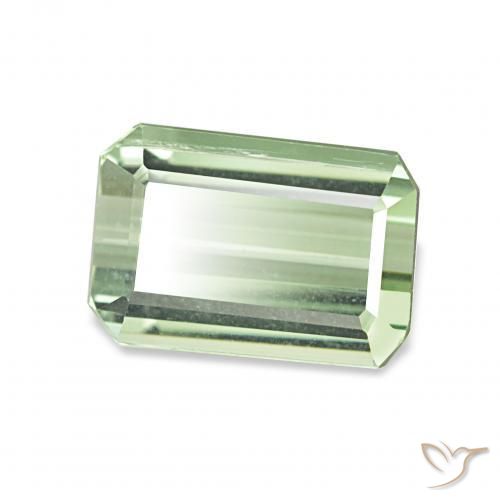 Turmalina Verde Pêra Claro Natural 2.04ct, Corte Octógono / Esmeralda, VS