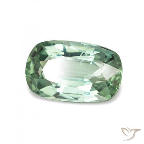 Turmalina Menta verde Natural 1.42ct, Corte Octógono / Esmeralda, VS