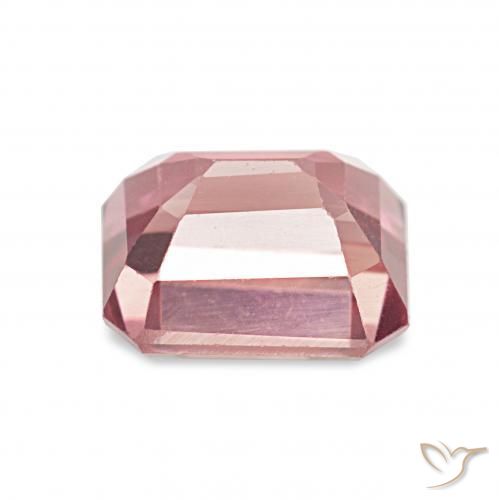 Turmalina Rosa chiclete Natural 1.50ct, Corte Octógono / Esmeralda, VVS-VS