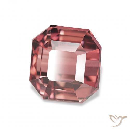 Turmalina Rosa Profundo Natural 3.49ct, Corte Octógono / Esmeralda, VVS-VS