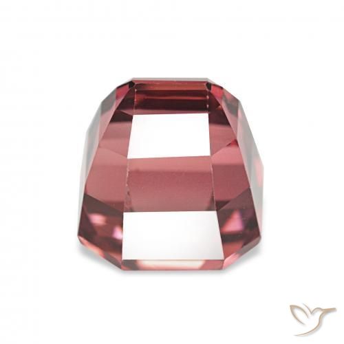 Turmalina Rosa Profundo Natural 3.49ct, Corte Octógono / Esmeralda, VVS-VS
