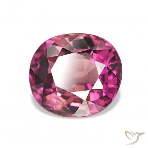 Turmalina Medium Dark-Purple Natural 2.60ct, oval, VVS-VS