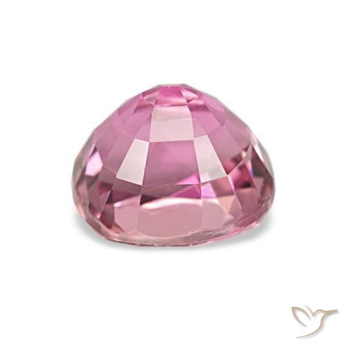 Turmalina roxo médio Natural 1.01ct, Almofada, VVS