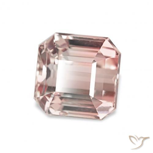Turmalina Rosa Terroso Natural 2.29ct, Corte Octógono / Esmeralda, VVS
