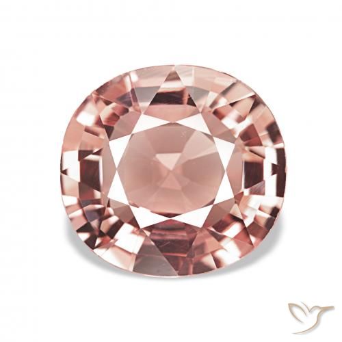 2.71ct Laranja Rosa Turmalina, Almofada, VVS