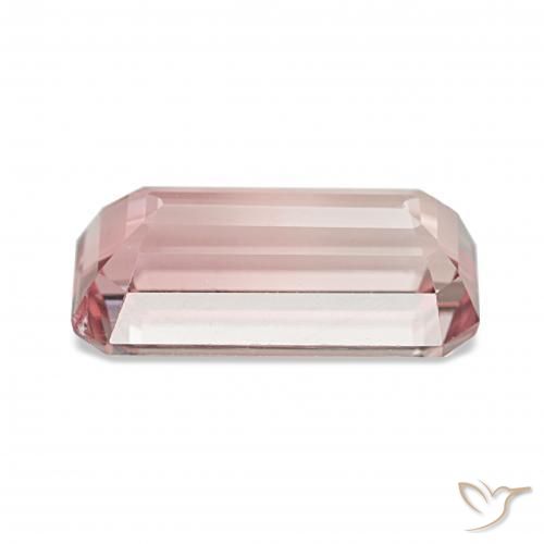 Turmalina Medium Light-Pink Natural 3.74ct, Corte Octógono / Esmeralda, VS