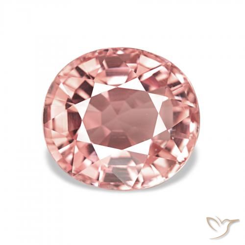 1.84ct joaninha vermelha Turmalina, oval, VS