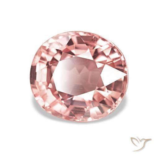 Turmalina joaninha vermelha Natural 1.84ct, oval, VS