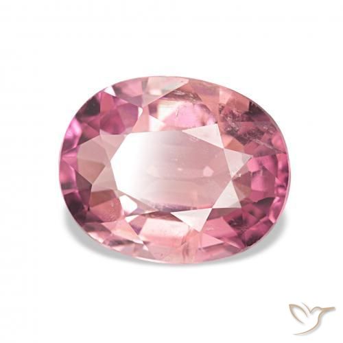 Turmalina Rosa quente Natural 2.30ct, oval, VS