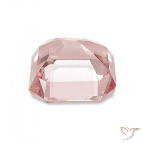 Turmalina Rosa Chiclete Claro Natural 2.04ct, Corte Octógono / Esmeralda, VS