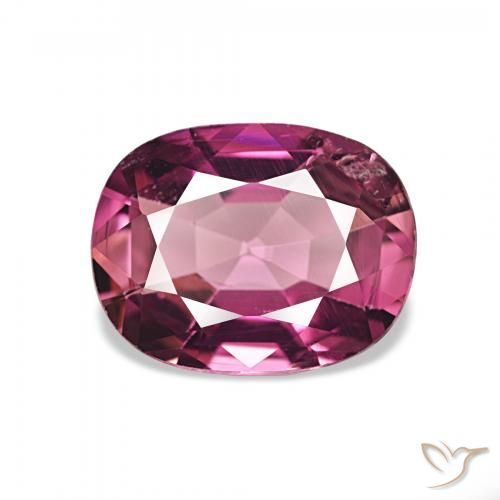 2.04ct framboesa vermelha Turmalina, Almofada, VVS-VS