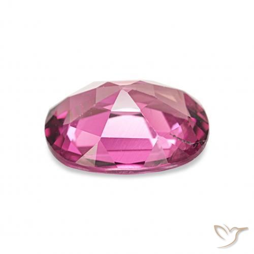 Turmalina framboesa vermelha Natural 2.04ct, Almofada, VVS-VS