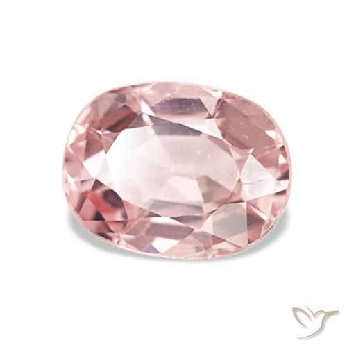 Turmalina Rosa Terroso Natural 2.04ct, oval, VVS-VS