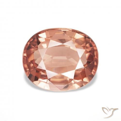 2.30ct Rosa Alaranjado Turmalina, oval, VVS-VS