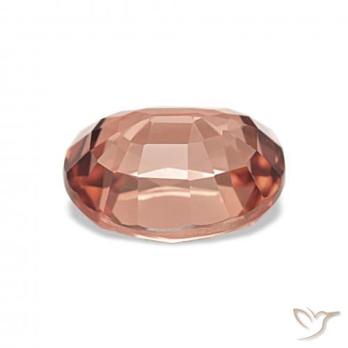 Turmalina Rosa Alaranjado Natural 2.30ct, oval, VVS-VS