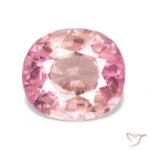2.96ct Laranja Rosa Turmalina, oval, VS