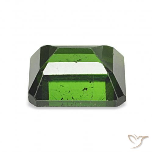 Turmalina Verde escuro Natural 1.77ct, Corte Octógono / Esmeralda, VS