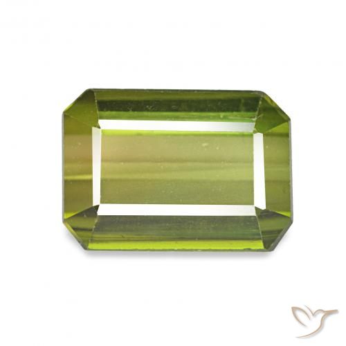 2.64ct Luz verde Turmalina, Corte Esmeralda, VVS-VS