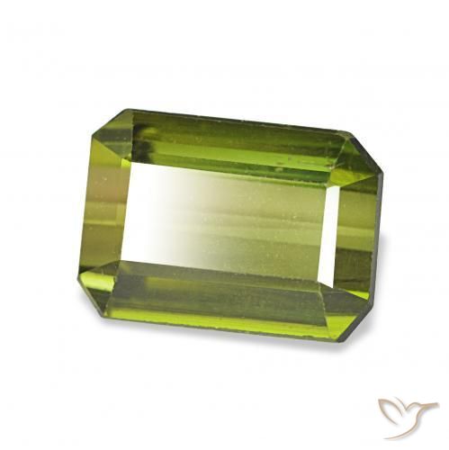 Turmalina Luz verde Natural 2.64ct, Corte Octógono / Esmeralda, VVS-VS