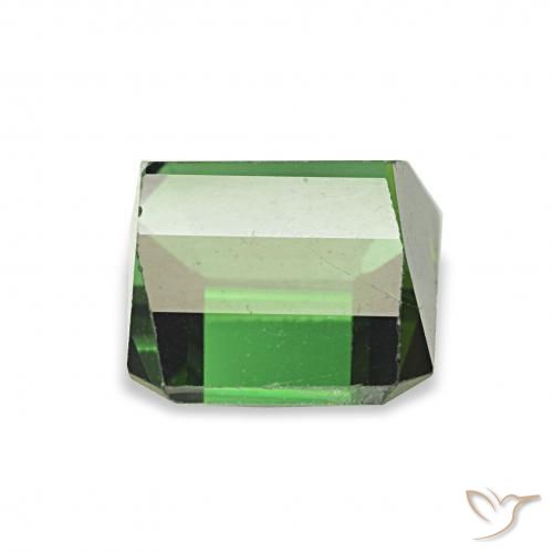Turmalina Verde médio Natural 2.06ct, Corte Octógono / Esmeralda, VVS