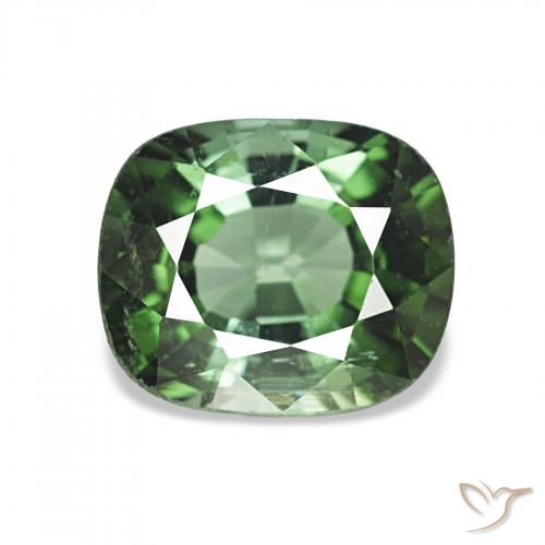 2.02ct Verde escuro Turmalina, Almofada, VVS-VS