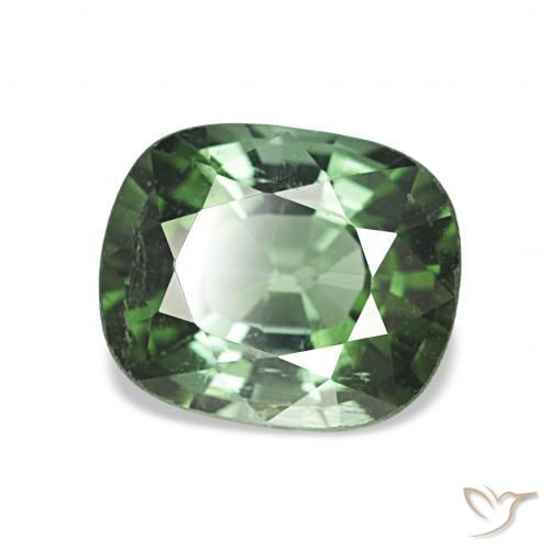 Turmalina Verde escuro Natural 2.02ct, Almofada, VVS-VS