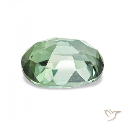 Turmalina Luz verde Natural 1.71ct, Almofada, VVS-VS
