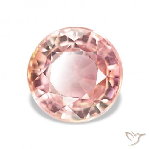 Turmalina Luz rosa Natural 2.06ct, Redondo, VS