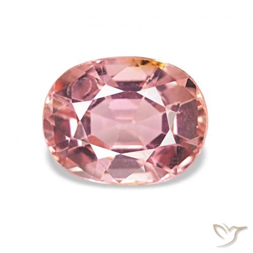 1.45ct Rosa chiclete Turmalina, Almofada, VS