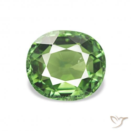 1.32ct verde escuro Turmalina, oval, VS