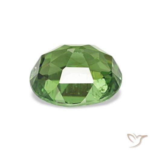 Turmalina verde escuro Natural 1.32ct, oval, VS