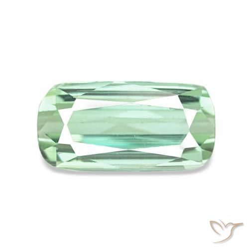 2.05ct Menta verde Turmalina, Almofada, VS