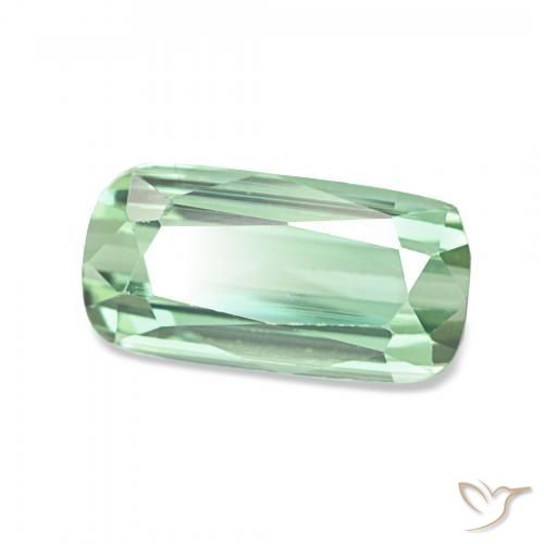 Turmalina Menta verde Natural 2.05ct, Almofada, VS