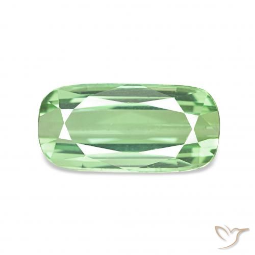 2.21ct Luz verde Turmalina, Almofada, VS