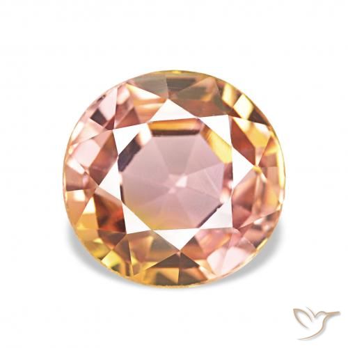 2.03ct Multicolorido Turmalina, Redondo, VVS