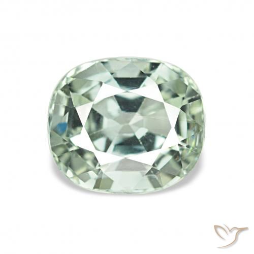 1.64ct Luz verde Turmalina, Almofada, VVS