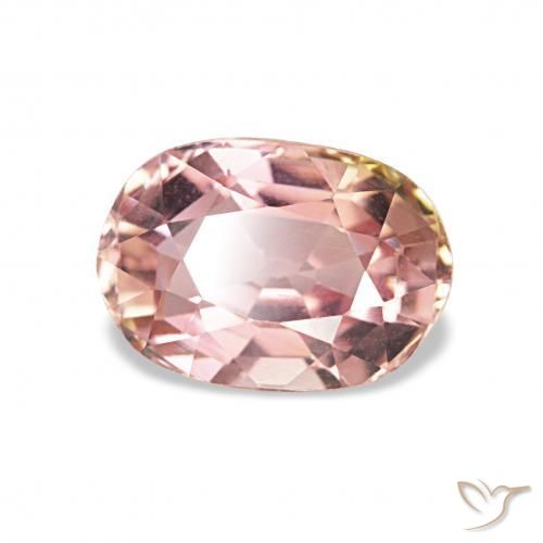 Turmalina Rosa Claro Rosa Natural 1.23ct, oval, VS