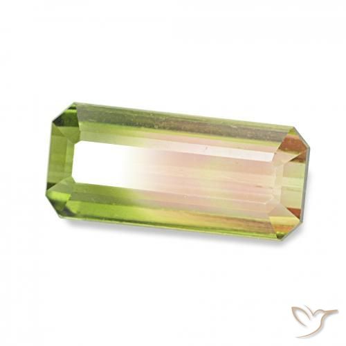 Turmalina Melancia Natural 1.53ct, Corte Octógono / Esmeralda, VS