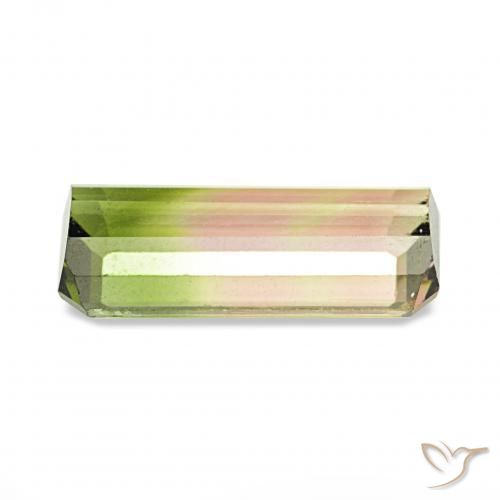Turmalina Melancia Natural 1.53ct, Corte Octógono / Esmeralda, VS