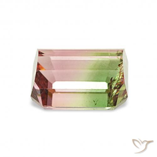 Turmalina Melancia Natural 1.65ct, Corte Octógono / Esmeralda, VS