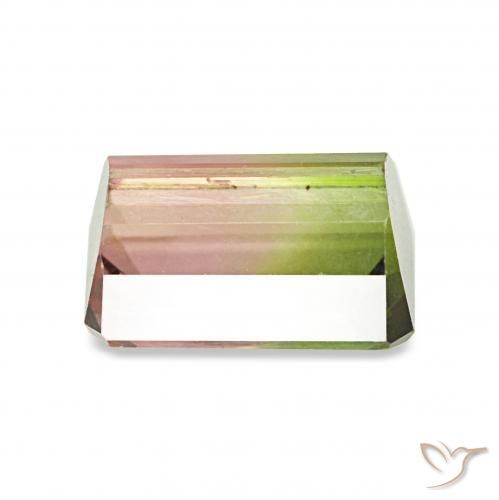 Turmalina Melancia Natural 1.45ct, Corte Octógono / Esmeralda, VS