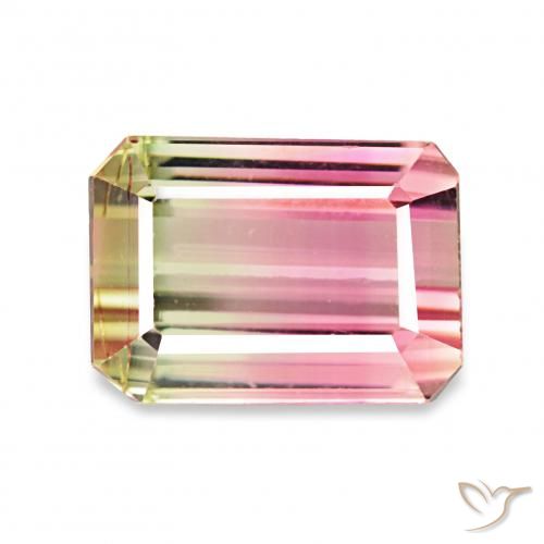 1.73ct Melancia Turmalina, Corte Esmeralda, VVS-VS