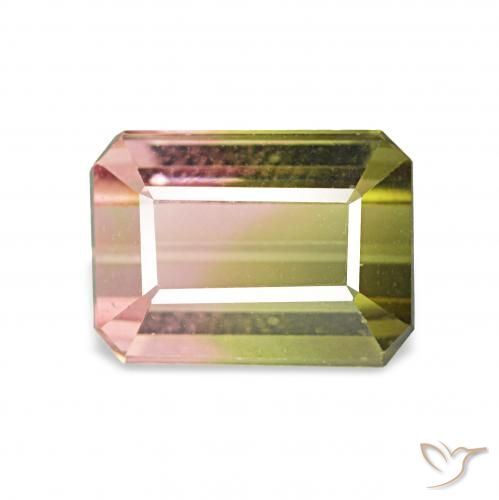 1.63ct Melancia Turmalina, Corte Esmeralda, VVS-VS