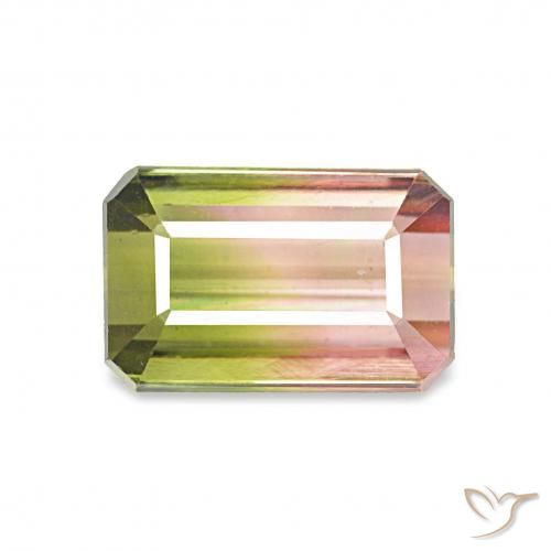 1.32ct Melancia Turmalina, Corte Esmeralda, VVS-VS